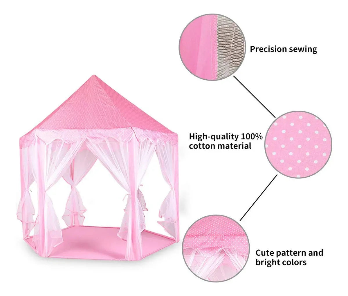 Casa princesa castillo infanti para niñas