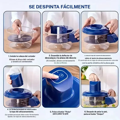 🥝 PeelMaster Pro – Pelador Eléctrico de Frutas