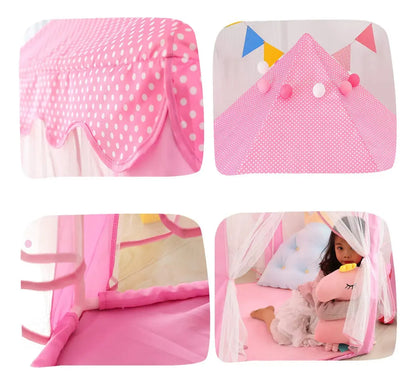 Casa princesa castillo infanti para niñas