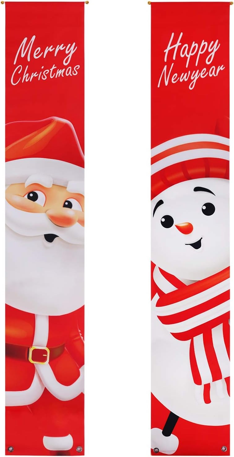 Banner Navideños Colgantes Pancartas Decoración - Set 2