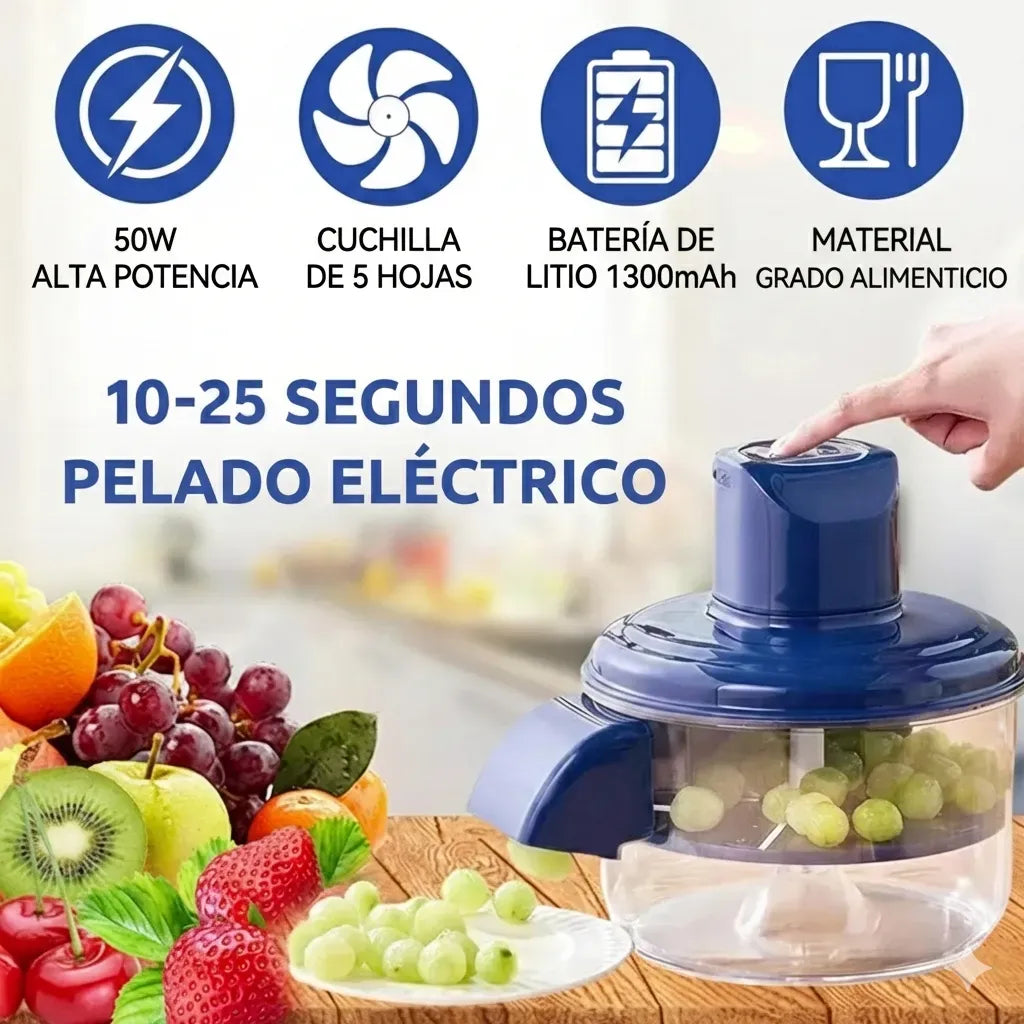 🥝 PeelMaster Pro – Pelador Eléctrico de Frutas