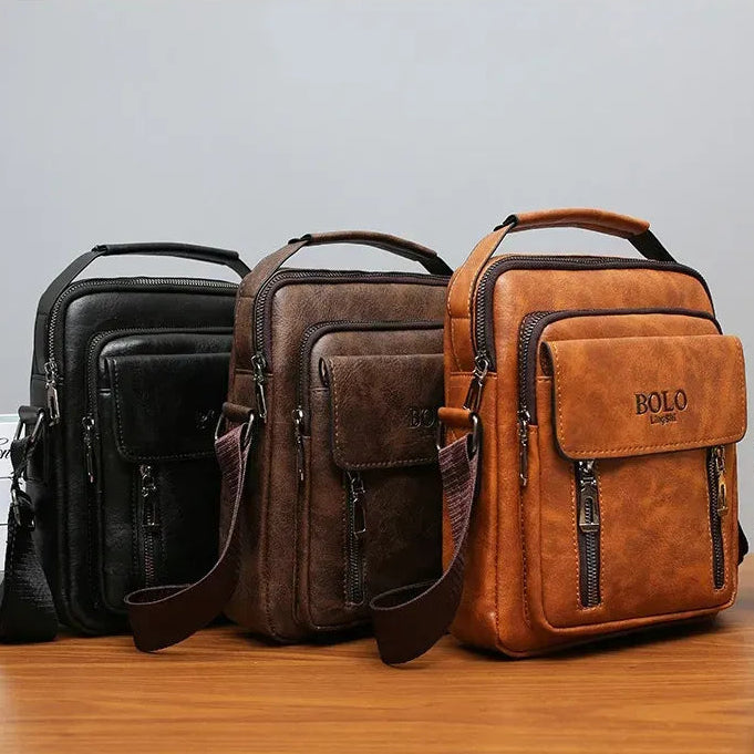 Morral para Hombre en Cuero de Alta Calidad