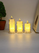 SET 12 LAMPARAS DE VELAS NAVIDEÑAS- ESTILO PREMIUN