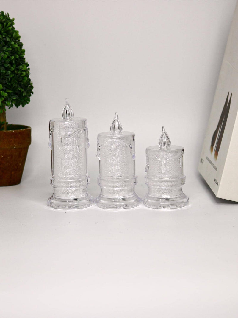 SET 12 LAMPARAS DE VELAS NAVIDEÑAS- ESTILO PREMIUN