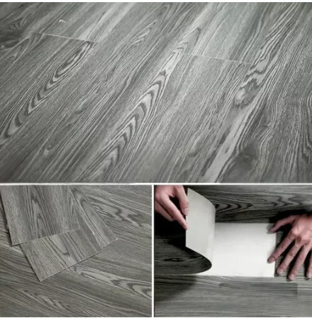 Piso Autoadhesivo de PVC de Instalación Rápida - Pack x 12