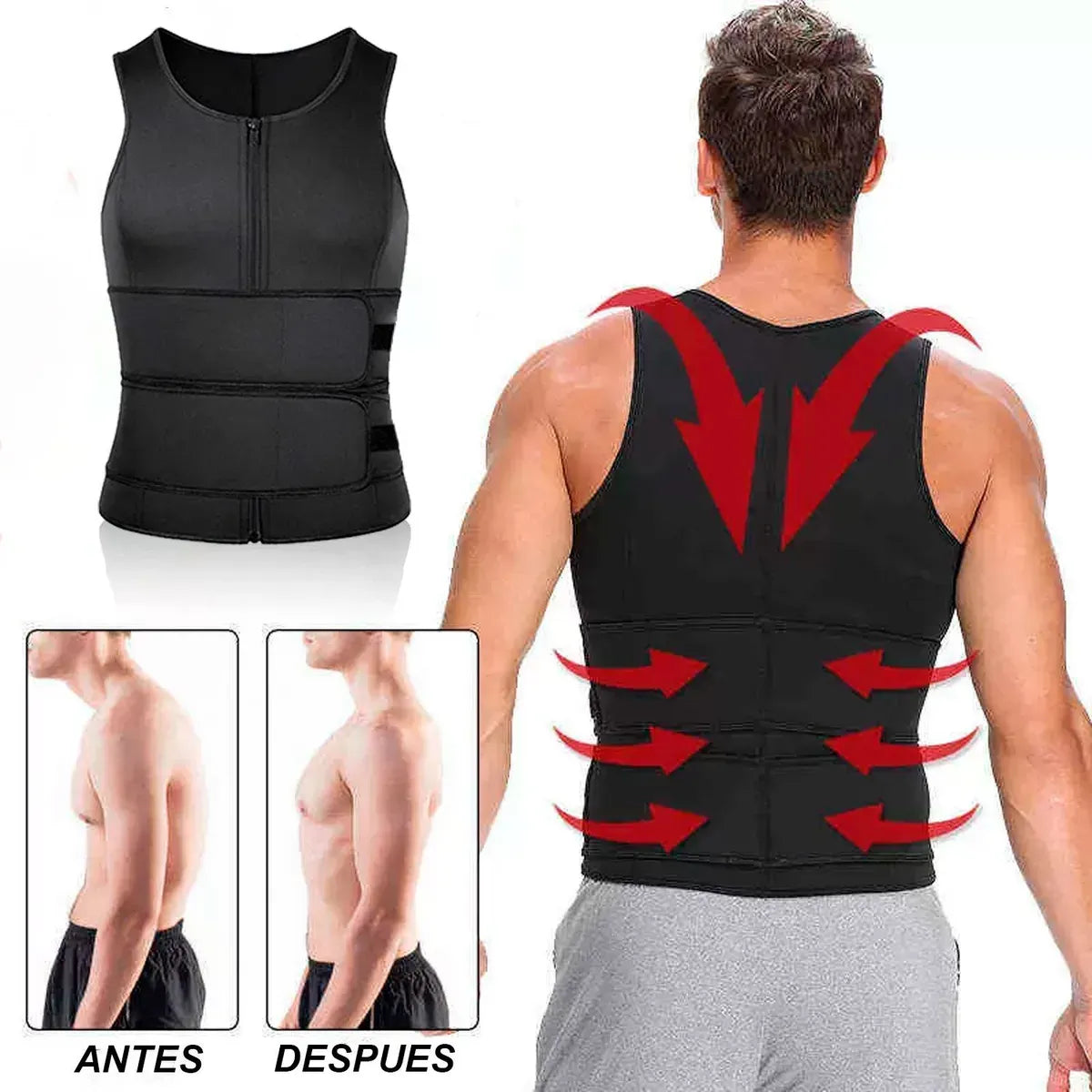 Faja Térmica Reductora y Moldeadora para Hombre