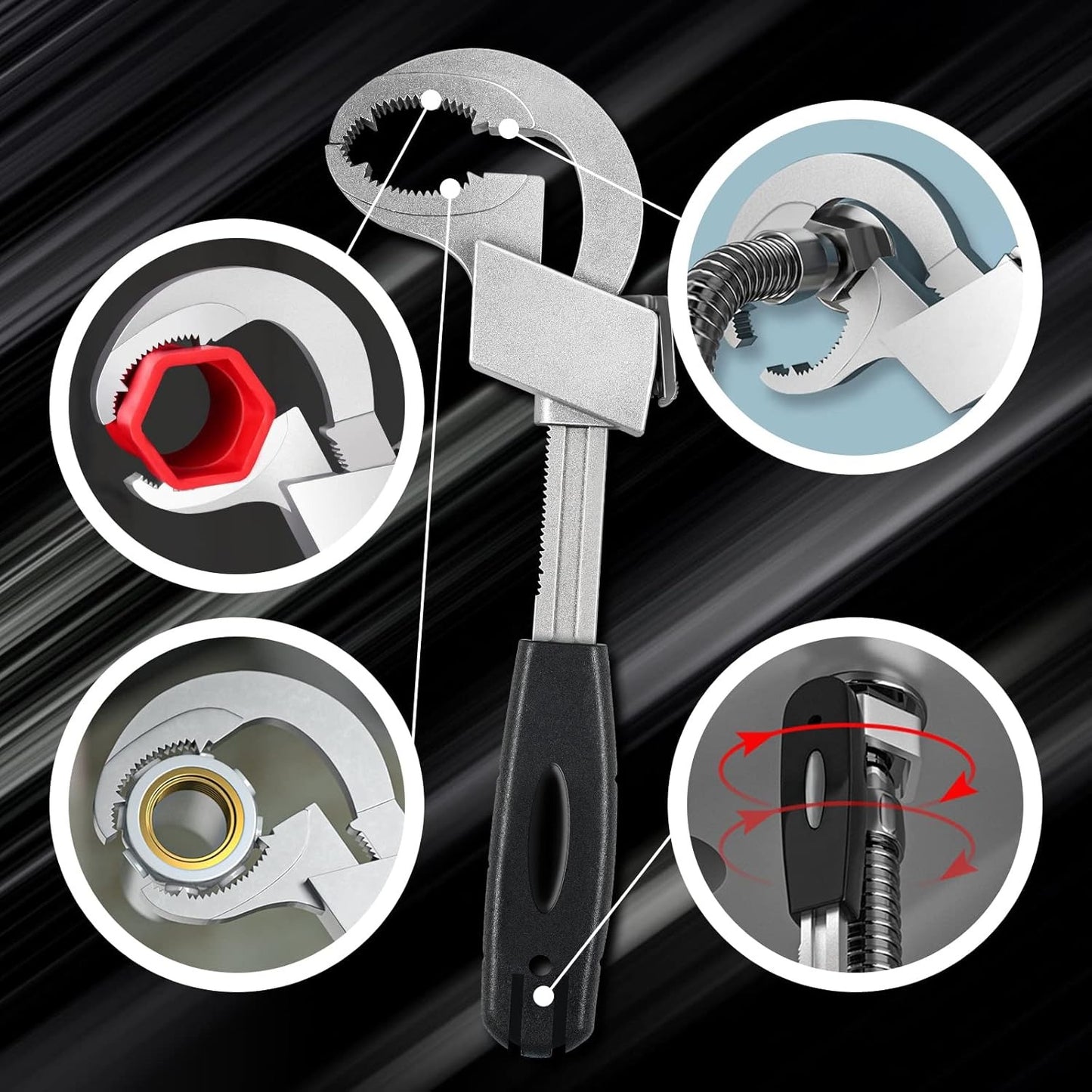 🛠️ MultiFix Pro: Llave Universal Multifunción Ajustable✨
